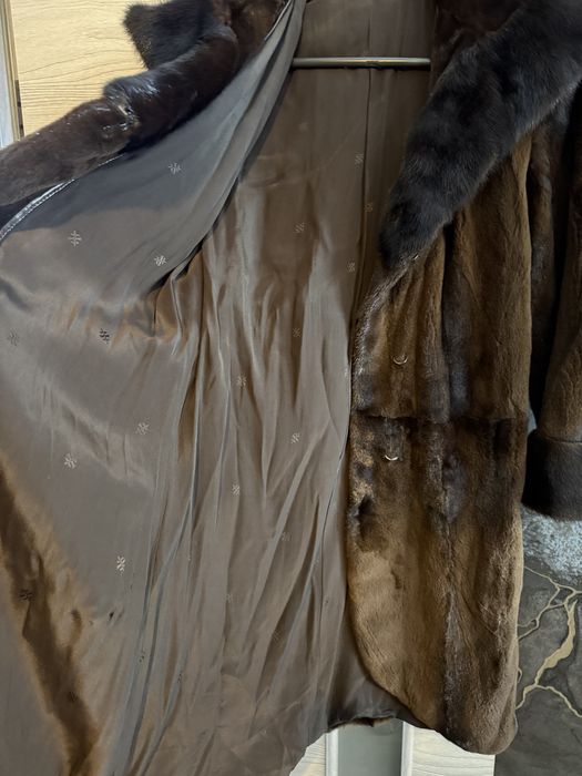 Шуба из стриженой норки
