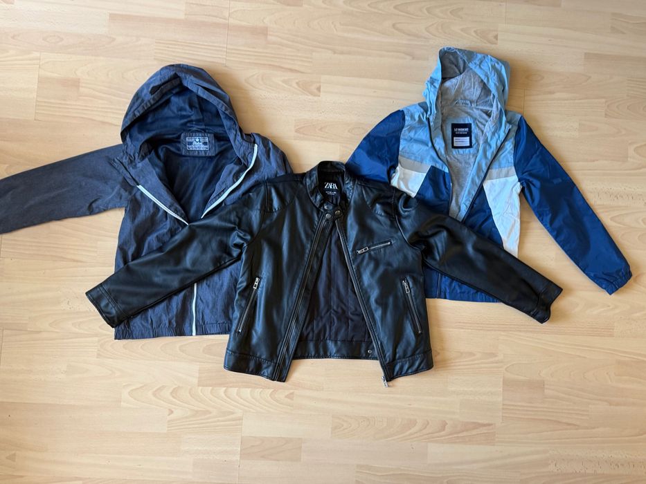 Детски момчешки якета (ZARA, LC Waikiki, Rebel) – Ръст 140–158 см (10–13 г.)
