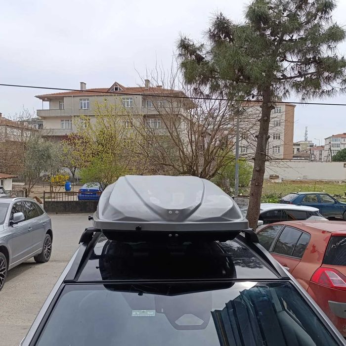 THUNDER Premium Автобокс 480L Черен / Сив
