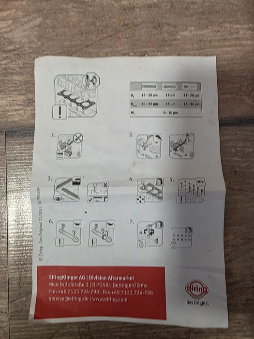 Set Garnitura de chiulasa VW Passat 2.0