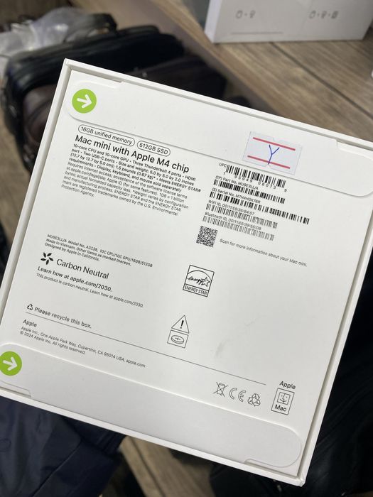 Mac Mini M4 16GB/ 512gb SSD New