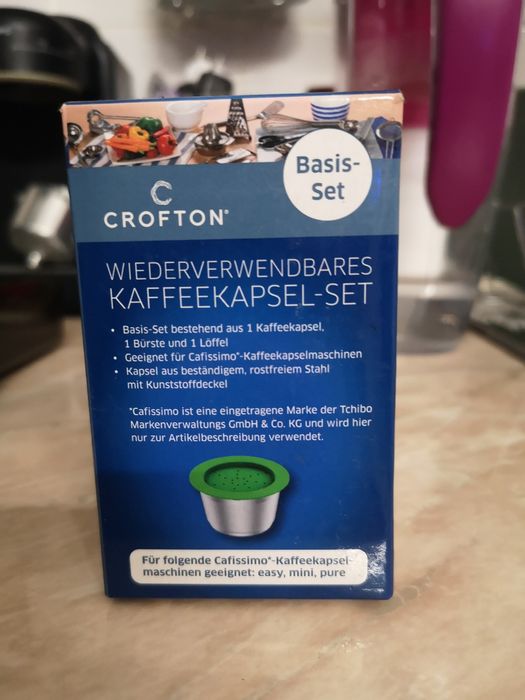 Capsule reutilizabile pentru aparat cafea Dolce Gusto si Cafissimo