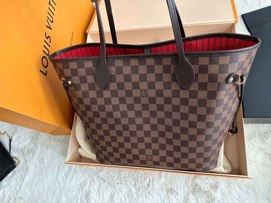 Geantă LV nouă originală cutie bon tot