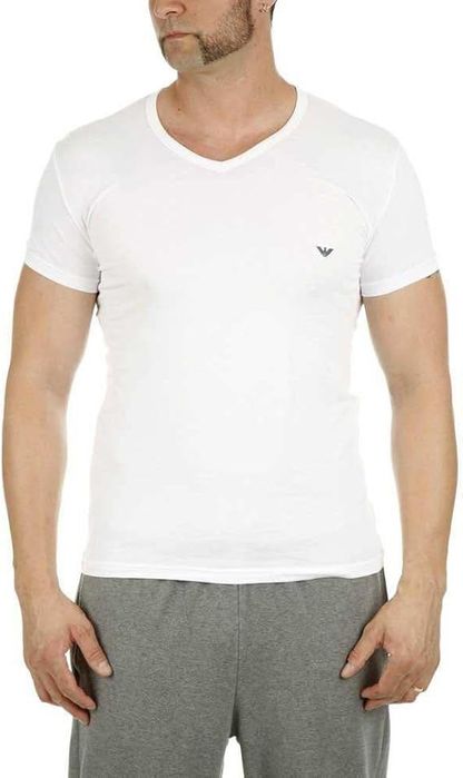 Мъжка блузка с къс ръкав : Emporio Armani Underwear V- Neck XL