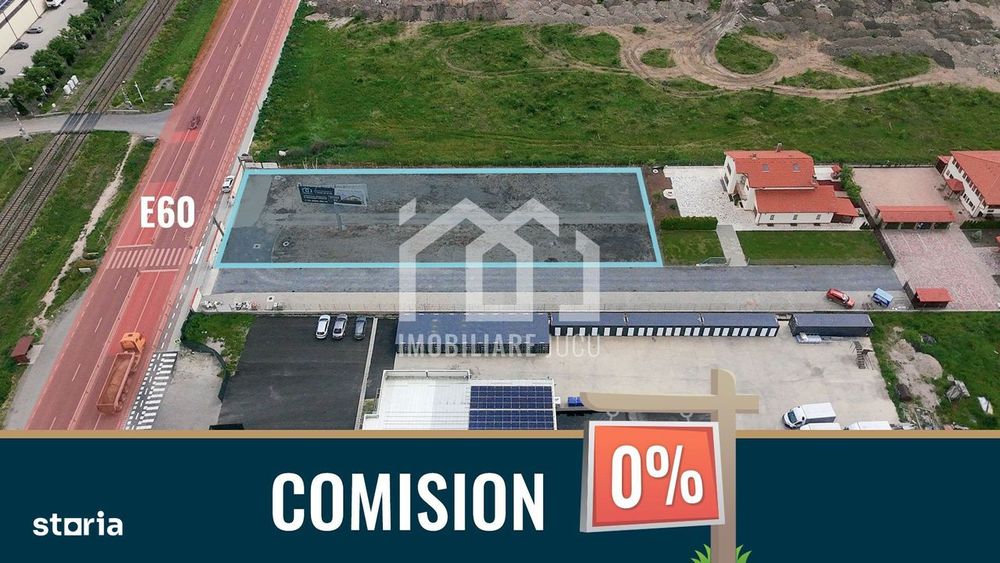 Teren de închiriat - 2173 mp - Jucu de Mijloc, DN1C