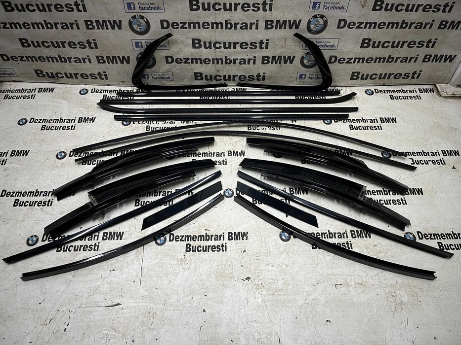 Set ornamente exterioare shadow line negru lucios BMW X6 F16