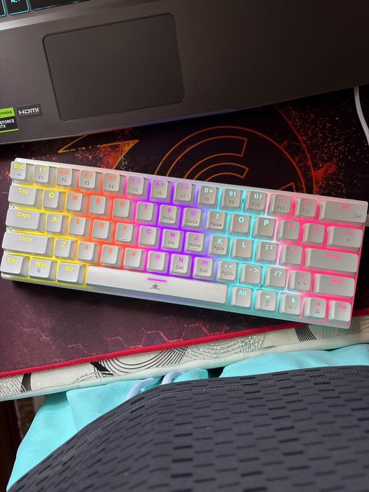 tastatura mecanica wakizashi-2 white shark