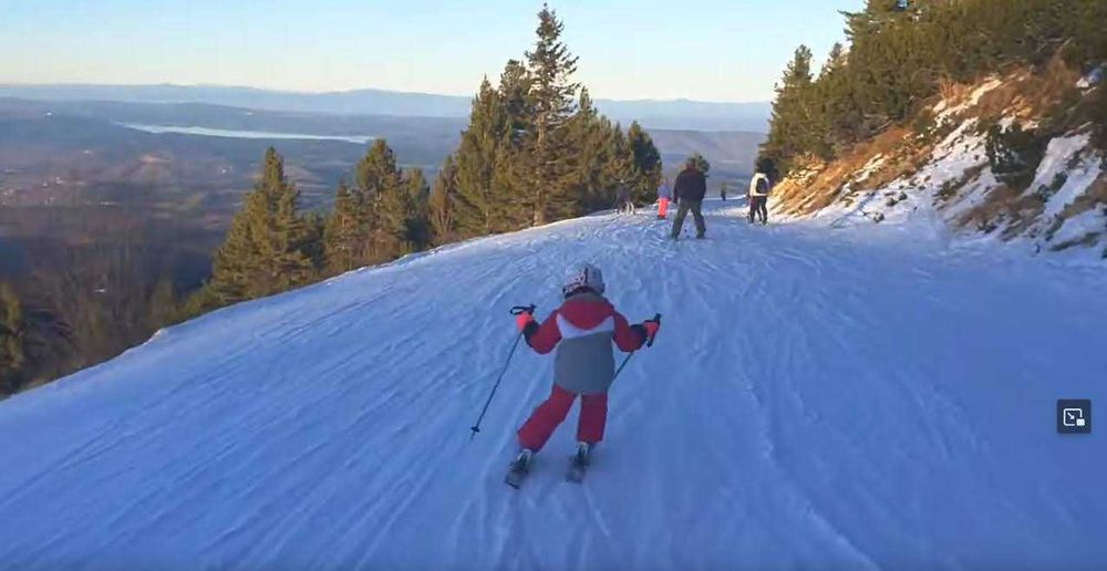 Детски ски 90см Nordica Little Belle + щеки 80см