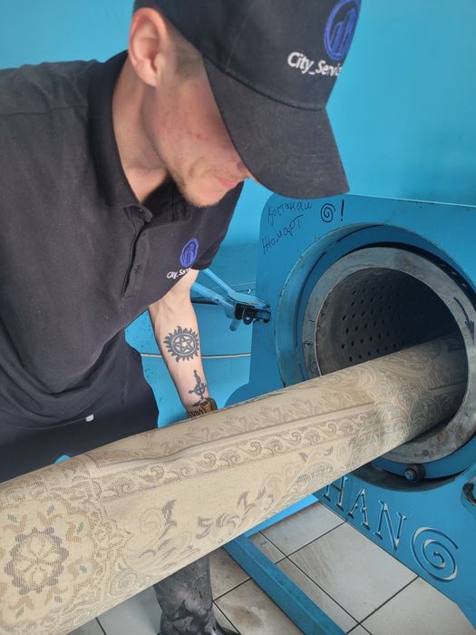 стирка ковров круглый год