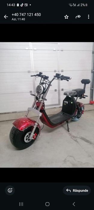 Scuter electric nou triciclu