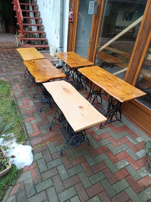 Masa bistro , cafenea din mașini de cusut