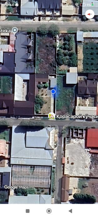 Абдурахмоновда 8 сотих 2 хонали қуруқ ер сотилади