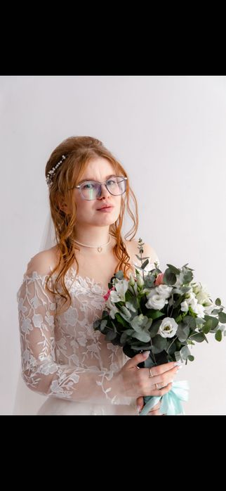 Свадебное платье, размер [44-46]