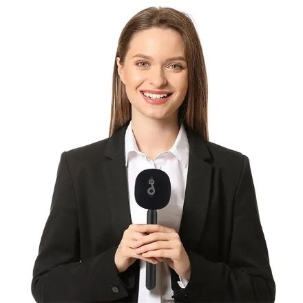 Беспроводной микрофон Candc / Микрофон для интервью / Доставка 24/7