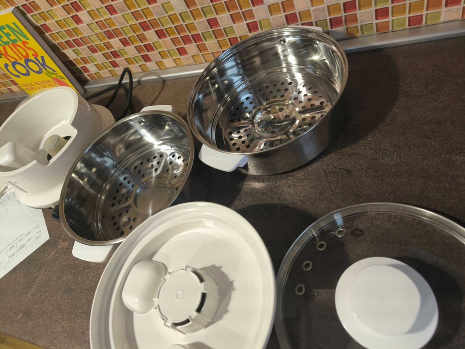 Aparat de gatit cu aburi Tefal VC145130, 6 l, Alb