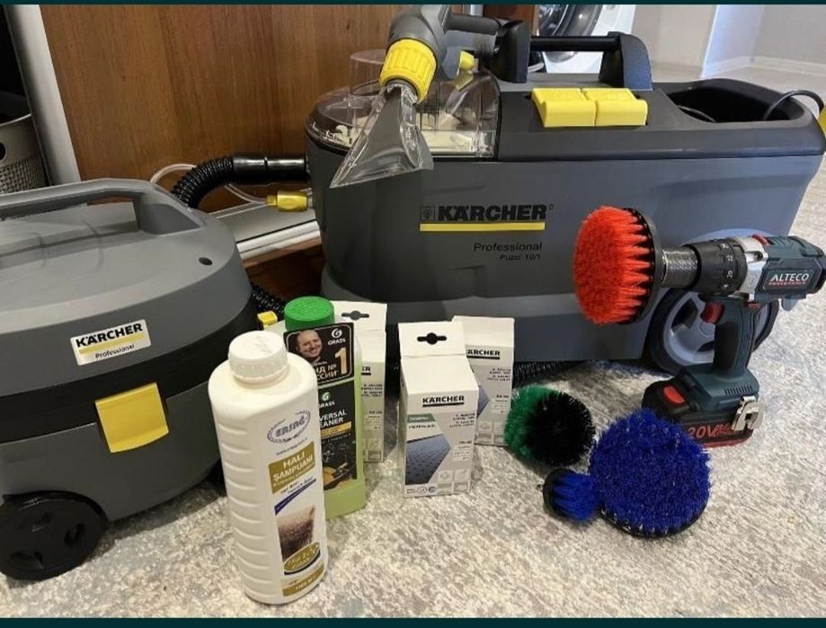 Bruschatka tozalash. Fasad yuvish. Mebel va gilam himchistkasi. Uborka