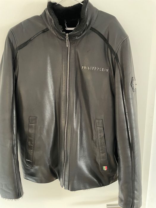 geacă de piele philipp plein