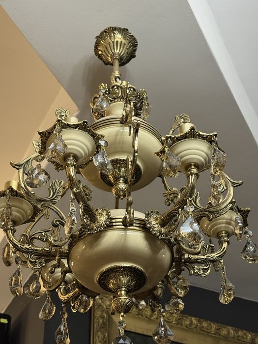 Candelabru din bronz masiv