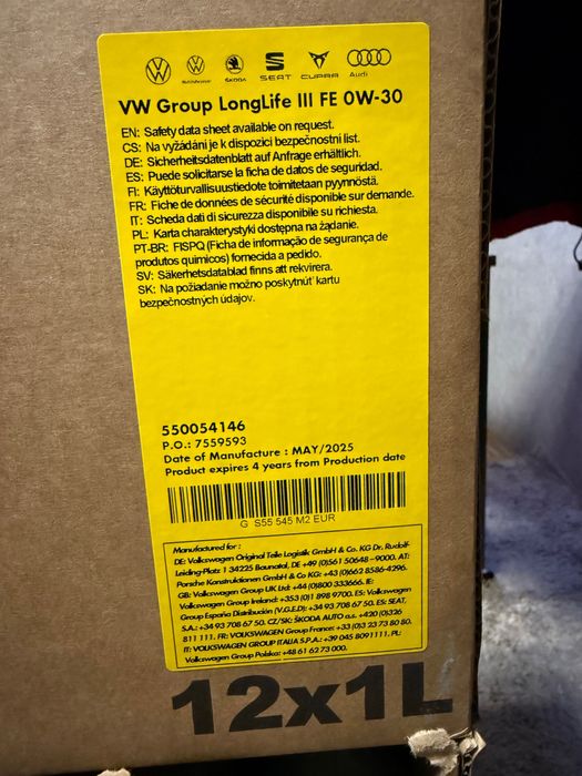 OEM 0w30 моторно масло