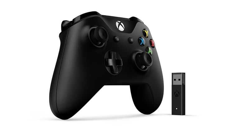 Controller Wireless MICROSOFT Xbox One + adaptor wireless Pc Win10 nou