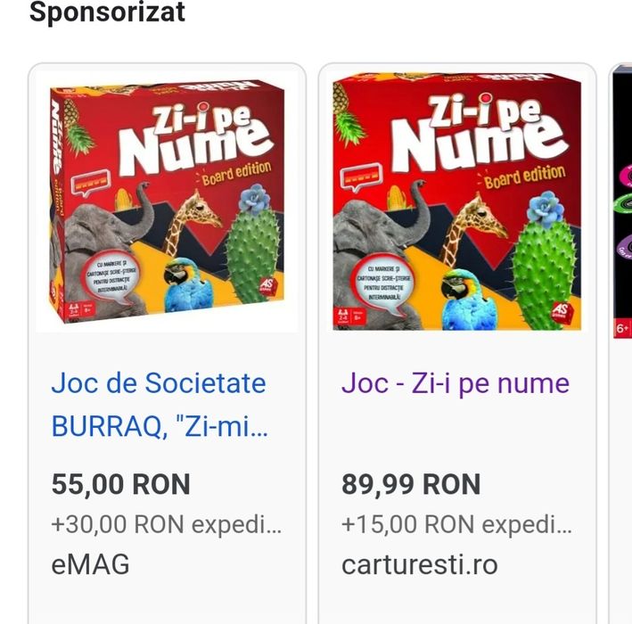 Zi-mi pe nume 8+ joc