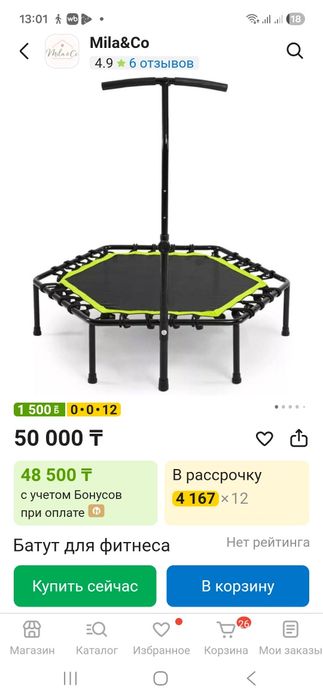 Батут для джампинга