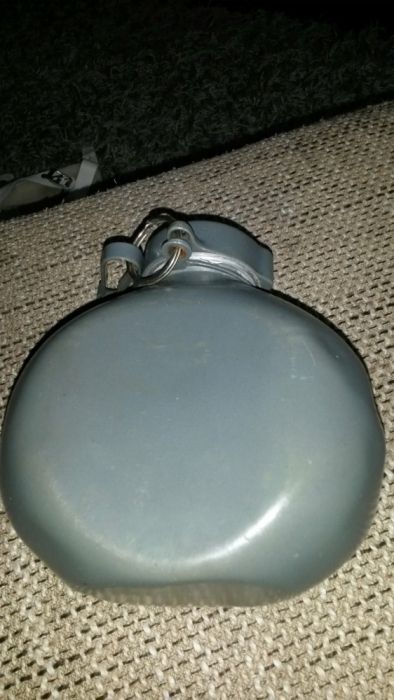 Ghamela recipient bidonas plosca militar - turist aluminiu