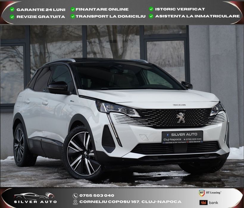 Peugeot 3008 4x4 300 cp GT Full Hybrid  Trapa Garantie 24 luni
