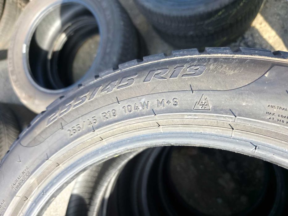 4 Anvelope de IARNA - 255/45/19 104W - PIRELLI Sottozero * T0 ELECT * OEM Tesla - Stare F BUNA - DOT 2023 !
