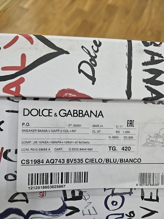 Sneackersi dolce gabbana