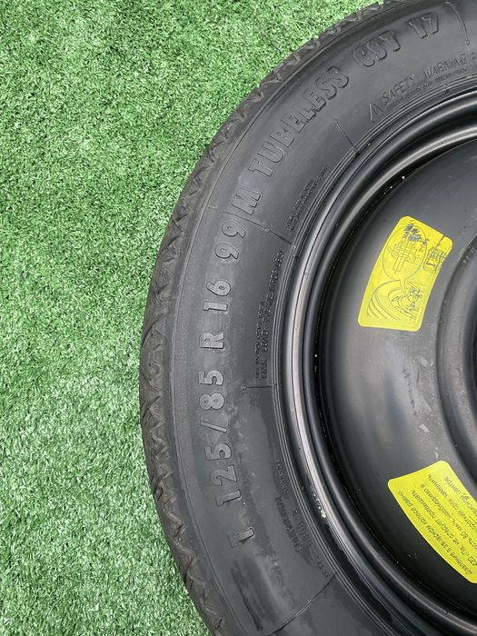 Roata de rezerva slim 125/85/R16 originala Peugeot 308 407 508 5X108