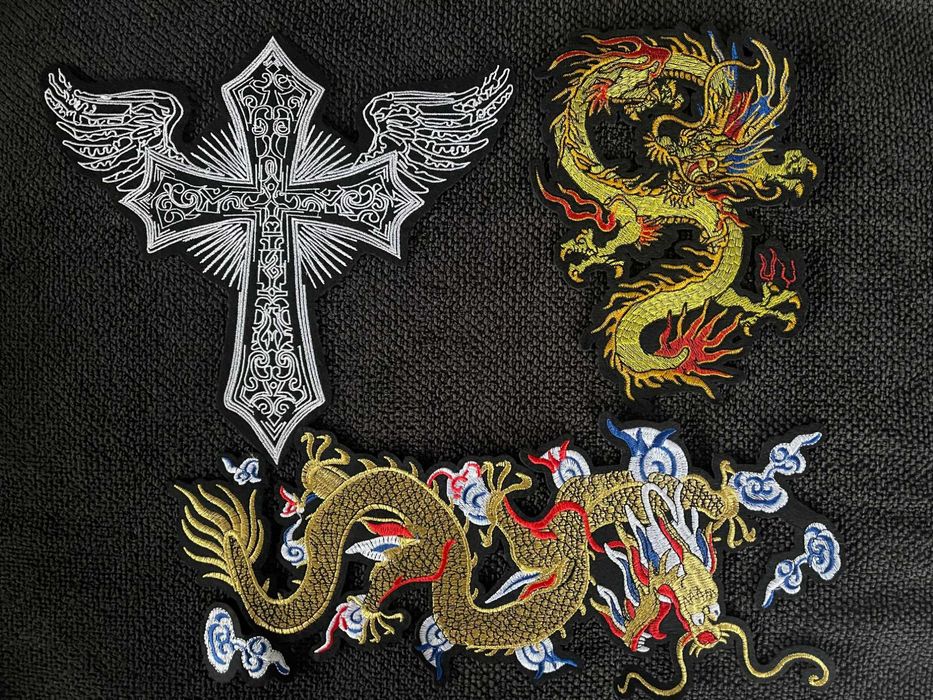 Petic/Patch/Emblema brodat geaca/vesta/etc piele/textil moto/rock/punk