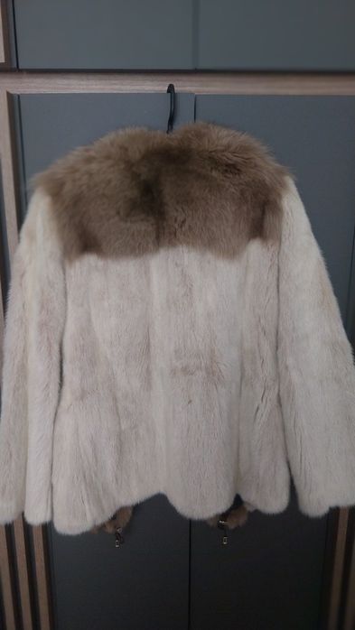 Естествена кожа палто