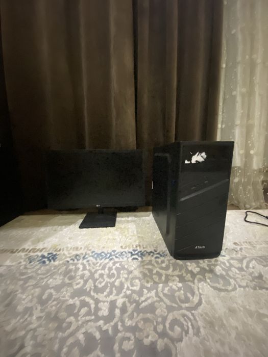 Kompyuter va Monitor arzon narxda 3 ta komplekt