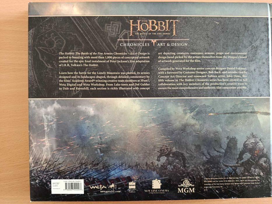 Арт книга The Hobbit : Battle of the Five armies