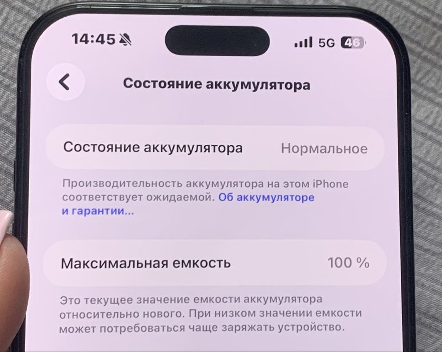 Айфон 16 про макс ,256 гб,100%