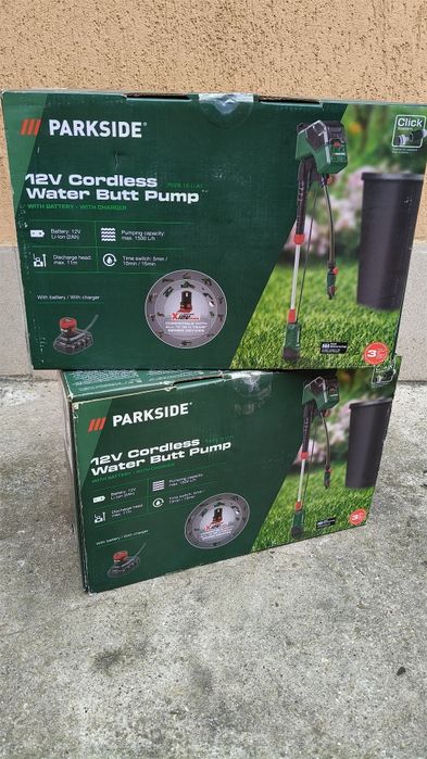 Pompa apa,apa ploaie Parkside cu acumulator