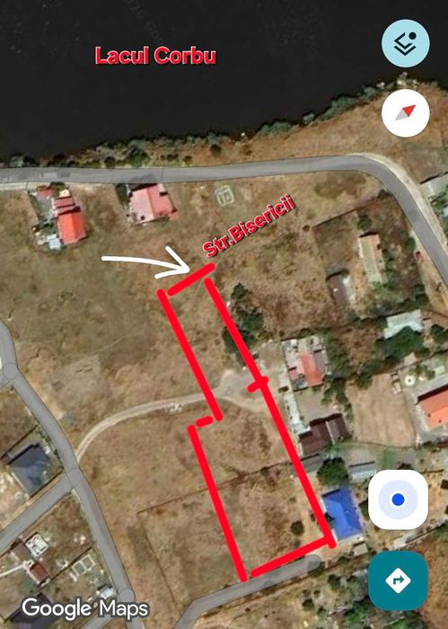 Teren intravilan cu vedere la lac , Corbu , Constanta