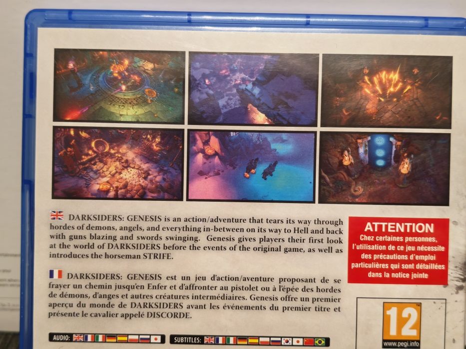 PS4 The Art of Darksiders Genesis PS 4  игра