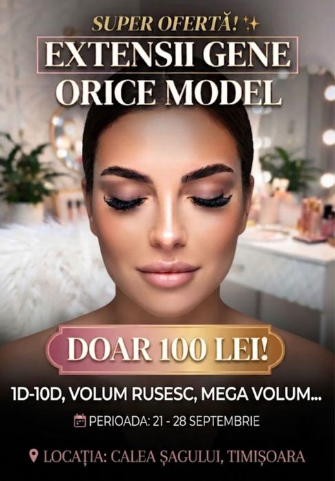Extensii gene doar 100 lei