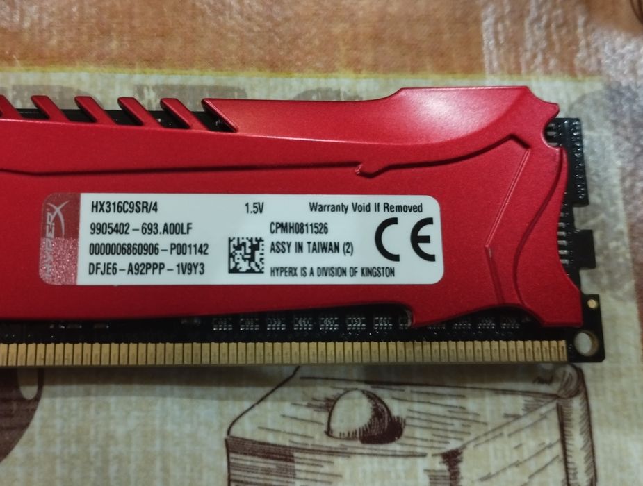 Kingston Hyper X 4+4 RAM DDR3