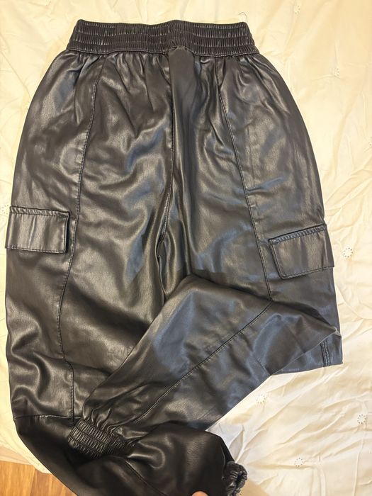 Кожен панталон XS