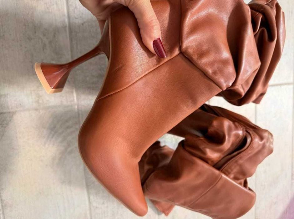 Cizme maro dama - Marimea 38