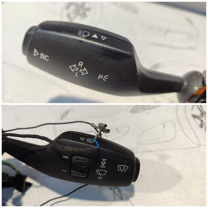Ansamblu manete comenzi volan + spiră BMW Seria 3 F30 F35 F31 61319351140 2012 / [2012-2018] / (5A3)