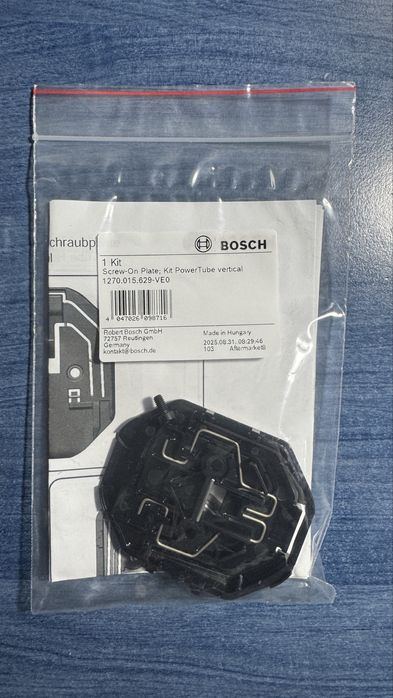 SISTEM MONTARE BATERIE BOSCH POWERTUBE vertical 500 625 750 bicicleta