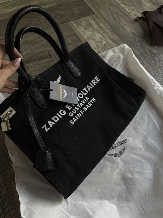 Zadig Voltaire черная сумка