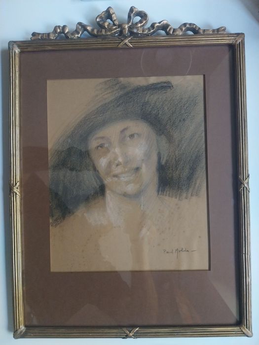 Paul MOLDA (1884-1955) - Portret de epocă