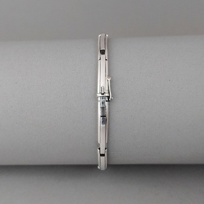 ceas Art Deco din platina cu diamante, Franta, functioneaza, certif.