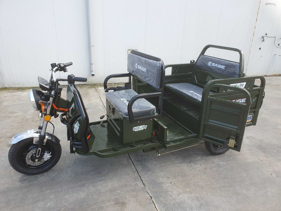 Електрическа карго триколка EcoWay модел ZD 3000W 72V/32Ah Tовар 500кг