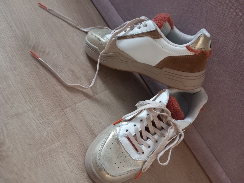 Scotch & Soda - Спортни обувки от кожа с текстил